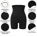 Cinta Redutora Feminina Adelgaçante – Cor Preta | Tamanho M/L